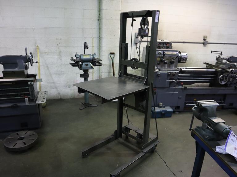 Die Cart, Hand Crank, 24"x24" Platform, 54" Max Height