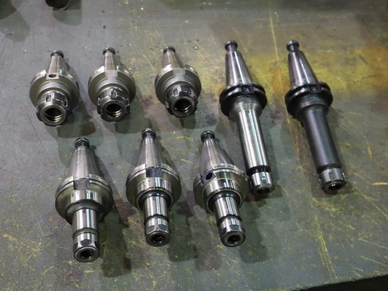 CT 40 Taper Tool Holders: (3) Nikken SK10 Collet Holders, (2) ER20 Collet Holders, (3) ER25 Collet Holders