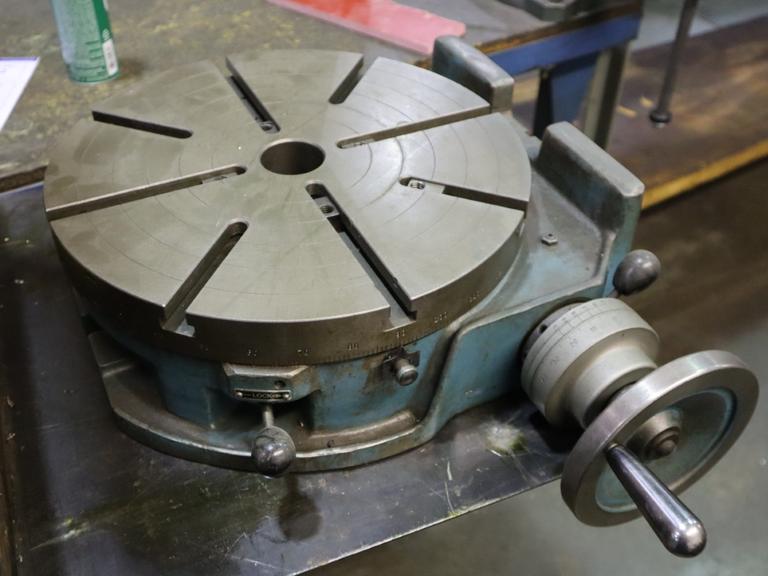 Troyke U-15 15" Rotary Table, Hand Feed