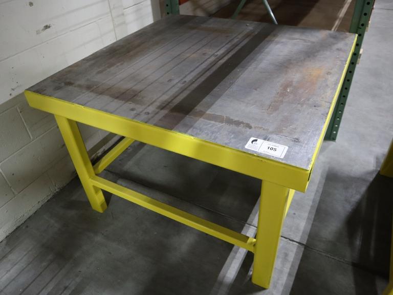 Steel Table, Heavy Duty, 41.5"x41.5"x28.5"