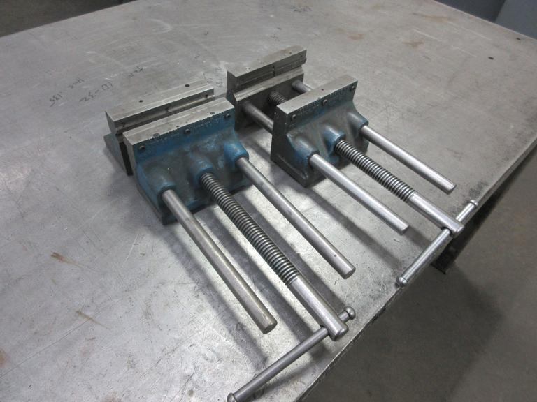 Heinrich 6in Drill Vises (2) with Approx 10" Opening