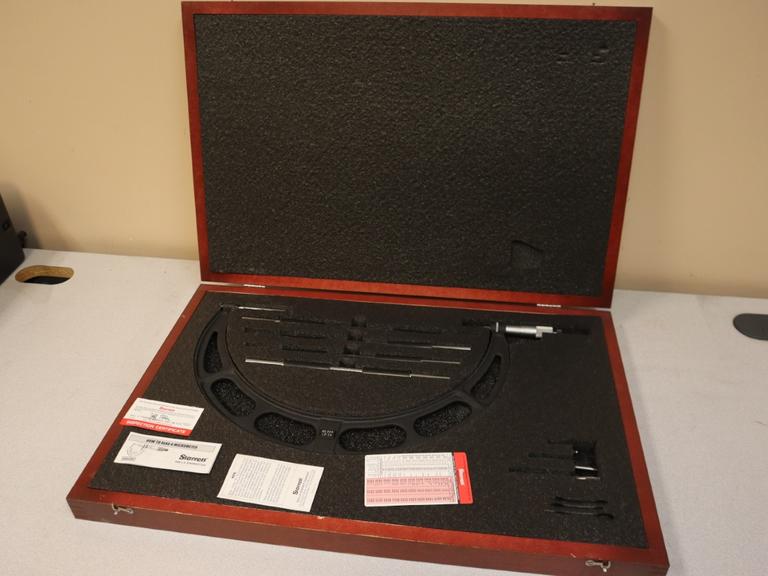 Starrett  no 224 12"-16" Micrometer with Wood Case