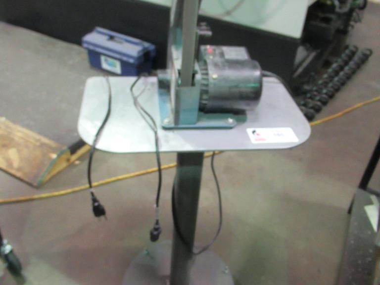 Enco 00234013 1" Belt Sander on Pedestal Stand
