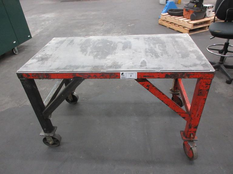 Rolling Steel Shop Cart