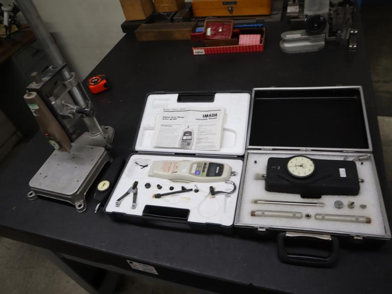 Mechanical and Digital Force Guages, Imada, Ametek, and Chantillon