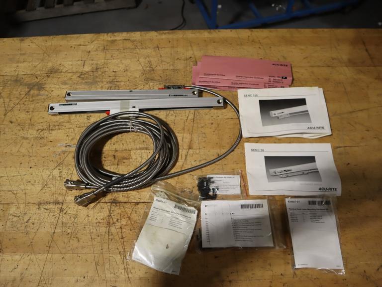 Acu-Rite DRO Linear Scales 0.000200" Resolution 8" & 12" W/ Manuals