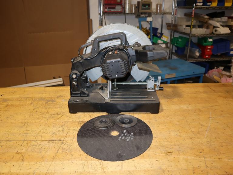Ironton 14" Dry Cut Chop Saw - 3-3/8 HP W/ Extra Metal Blade
