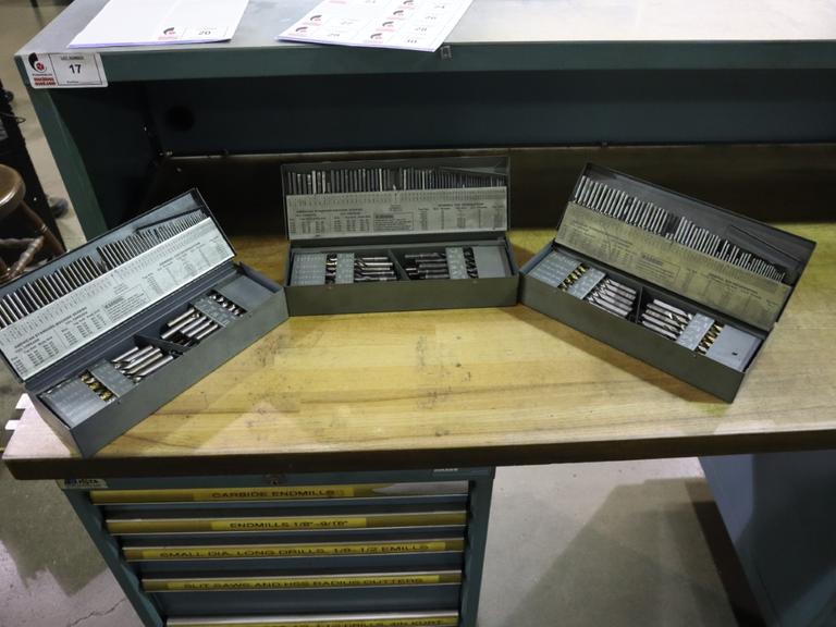 Huot Drill Indexes with Drills (3): Fractional, Letter and Decimal Drills