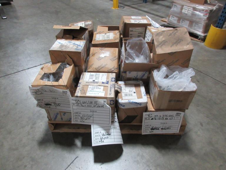 Pallet of Assorted Rivets, Many Brands, Types and Sizes