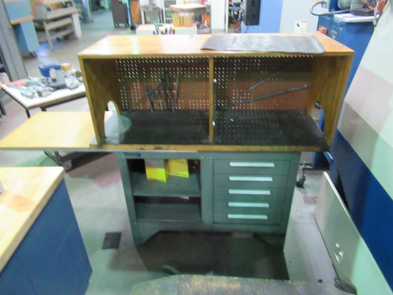 Kennedy 5-Drawer Cabinet with 2-Shelves and Contents