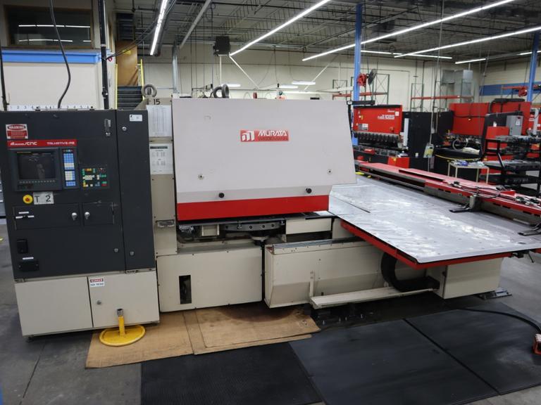 Murata Wiedemann Centrum 3000 CNC Turret Punch Press, 33 Ton, Fanuc  OOP Talkative PIII Control, 54 Station Turret, (2)AI Stations
