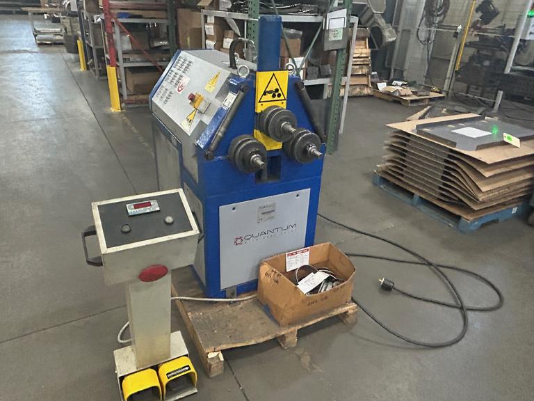 Tauring BS50HV Angle Roll with LED Roll Display, Foot Pedals and Assorted Dies as Shown