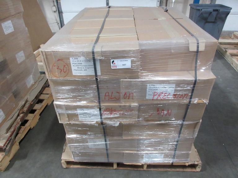 Pallet of 6x25.5x1.5" Lip Wicketed Bags, Approx 30 Cases, 1200 Bags Per Case