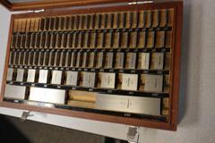 Mitutoyo Gage Blocks to 4" - Not complete-with Wood Case