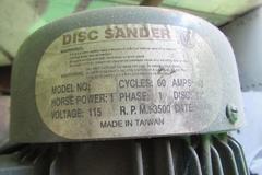 Sanding & Grinding Station with Table Mounted 6" Double End Grinder and 12" Disc Grinder