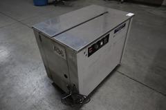 ULINE H-959 Poly Strapping Machine, Semi-Automatic, Portable on Casters