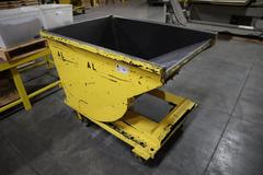 Scrap Hopper, Portable, Dumping Mechanism, Fork Slots