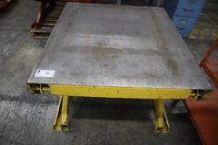 Scissor Table, Adjustable Height, 4,000 Lb Capacity, 40" x 42" Surface
