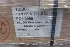 Pallet of 6x25.5x1.5" Lip Wicketed Bags, Approx 30 Cases, 1200 Bags Per Case