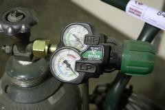 Oxyacetylene Cutting Set: Torch, Regulator, Hoses, Cart. NOTE: Tanks NOT Included 