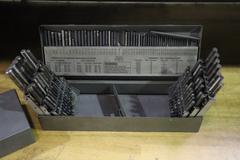 Huot Drill Indexes with Drills (3): Fractional, Letter and Decimal Drills