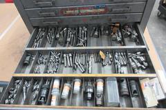 Cleveland Reamers and Twist Drills 6 Drawer Cabinet with Contents