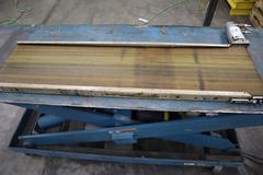 Pneumatic Power Belt Conveyor, 10" x 47" Capacity