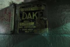 Dake 7-105 75 Ton Hand Operated Hydraulic H-Frame Press