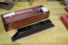 Starrett Master Precision Level #199, .0005 Inch Per Foot with Wood Case
