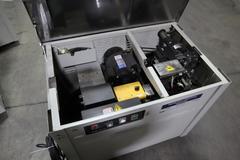 ULINE H-959 Poly Strapping Machine, Semi-Automatic, Portable on Casters