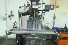 Lagun FTV-2 Vertical Knee Mill with Newall Topaz 2-Axis DRO, Mitutoyo Quill Scale, Servo Power Feed Table