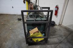 Linde V-200C MIG Welder 200 Amp, Wire Feed Unit, Tweco Torch, Cart