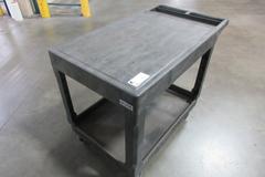 Uline Rolling Plastic Shop cart