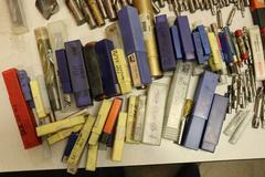 HSS and Carbide End Mills, Assorted