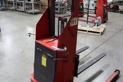 Mobile Pallet Truck B60-CSA Electric Stacker Lift Truck, 1,500 # Cap, 42" Forks, 60" Max Height, 12 Volt Battery, Charger