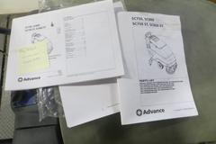 Advance SC800 Floor Scrubber with Built-In Charger