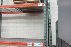 Tear Drop Style Pallet Racking, 3 Sections, Wire Decking, No Shelf Contents