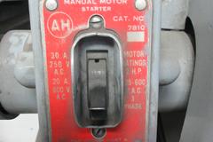 NavLine Abrasive Chop Saw, 12" Max Blade, Manual Vise, 3HP Drive Motor, Stand