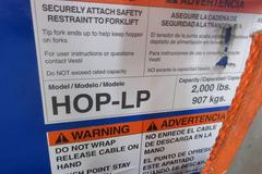 Steel Low Profile Parts Hopper 1/2 Cubic Yd. 2000 Lb. Capacity