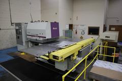 Murata Wiedemann C-3000 Turret Punch Press, 33 Ton, 54 Station Turret, (2) AI Stations, Fanuc 16-P CNC
