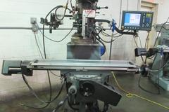 Lagun FTV-2 CNC Vertical Knee Mill with Acu-Rite Millpower 2 2-Axis CNC Control, Power Draw Bar, 10" x 50" Table, 3HP