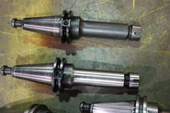 CT 40 Taper Tool Holders: (3) Nikken SK10 Collet Holders, (2) ER20 Collet Holders, (3) ER25 Collet Holders