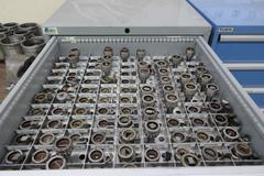 Lista Cabinet with 8 Drawers and Contents Wiedemann C3000 Turret Special Punches