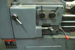 Hwacheon HL580 28/39" x 79" Gap Bed Engine Lathe,  2-Axis DRO, Geared Head, 19-1/2" Chuck, 3" Hole, (2) Steady Rests, QC Tool Post, Tailstock