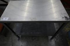 Metal Table w LOwer Shelf