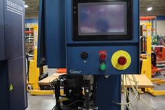 PEM Series 2000 Fastener Installation Press, 8 Ton Max Force, 24" Throat, Touch Screen Control, Vibratory Feeder Bowl, Tooling, Remote Foot Trip