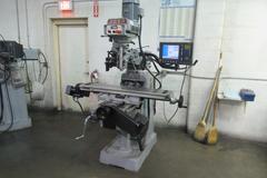 Acer E-Mill EVS-3VK CNC Vertical Knee Mill with Acu-Rite Millpower 2 CNC Control, 10" x 50" Table, 3 HP