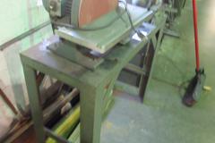 Sanding & Grinding Station with Table Mounted 6" Double End Grinder and 12" Disc Grinder