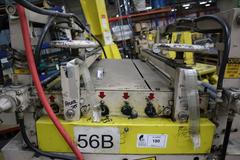 Rowe B-30 30" Coil Straightener, .065" Max Thickness, 7 Straightening Rolls, Entry and Exit Pinch Rolls, 2 HP