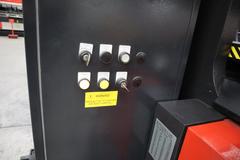 Amada FABIII-1025 CNC Hydraulic Press Brake, 110 Ton x 98.4", AMNC PC Control, Up-Acting, 6- Axis BG, Light Curtain